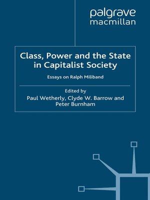 cover image of Class, Power and the State in Capitalist Society